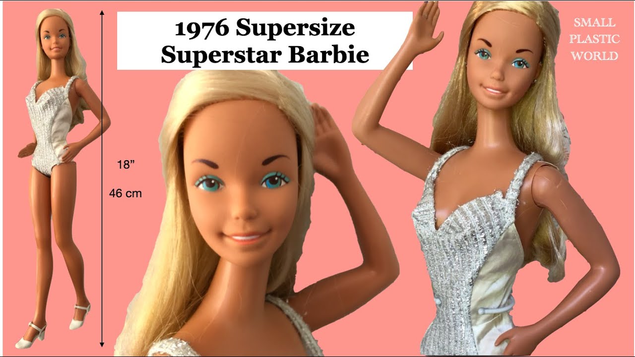 Supersize Superstar Barbie for the Hi Barbie Big Barbie collab w/