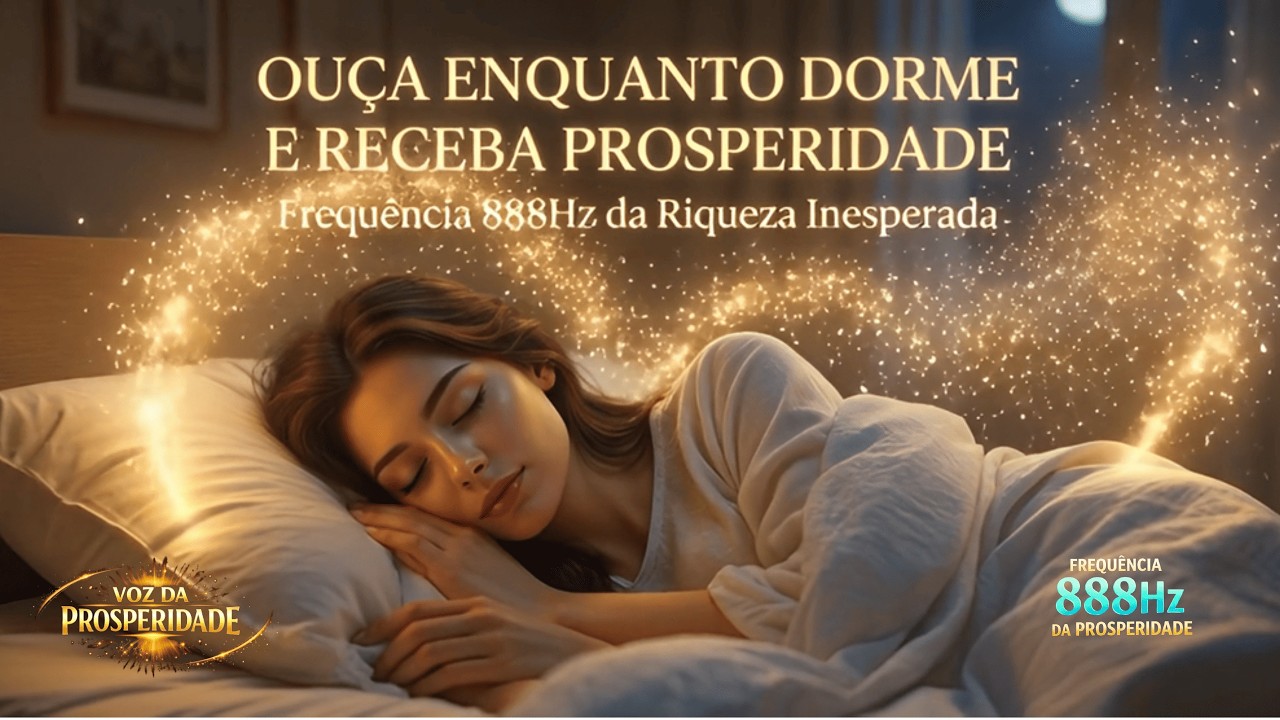 OUÇA ENQUANTO DORME E RECEBA PROSPERIDADE 💰 Frequência 888Hz da Riqueza Inesperada