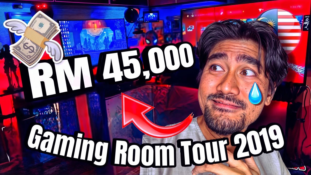 RM 45,000 RezZaDude Gaming Room Tour 2019 | (MALAYSIA)