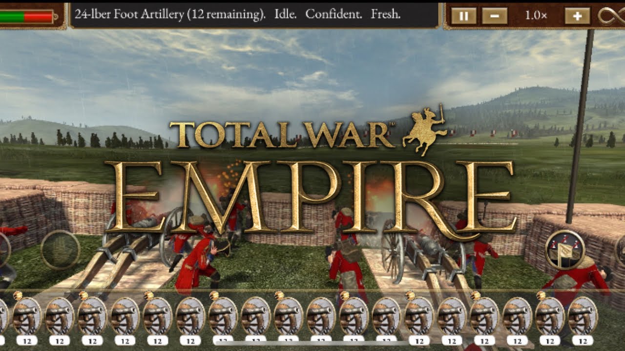 British Artillery Army vs French Royal Guard | Total war empire