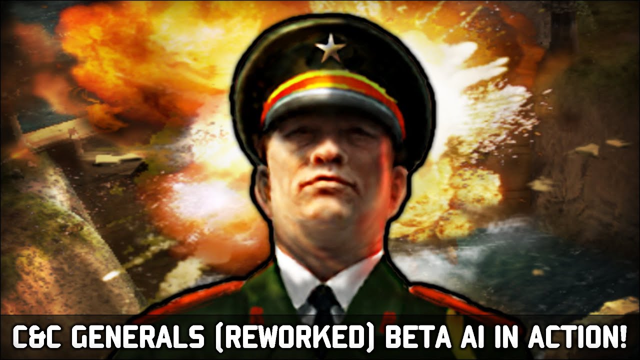 C&C Generals (reworked) China Beta AI in Action | Zero Hour Mod