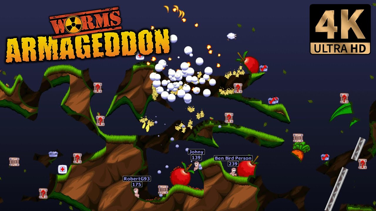 Worms Armageddon Online | Kaos 1v1 | PC 4K