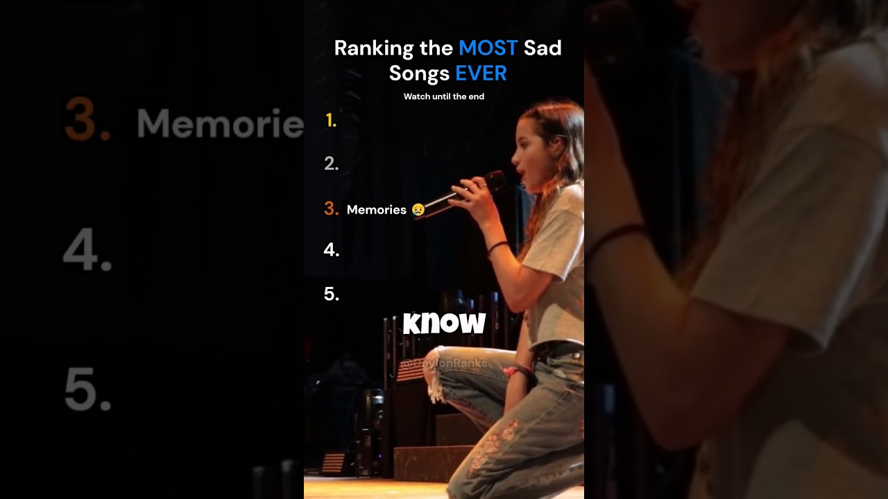 Ranking the MOST Sad Songs EVER