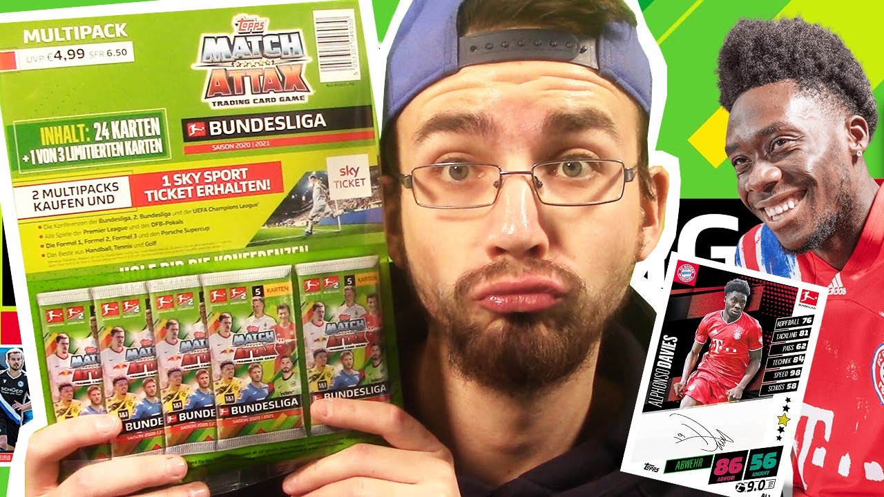 Topps MATCH ATTAX 20/21 BUNDESLIGA MULTIPACK Unboxing