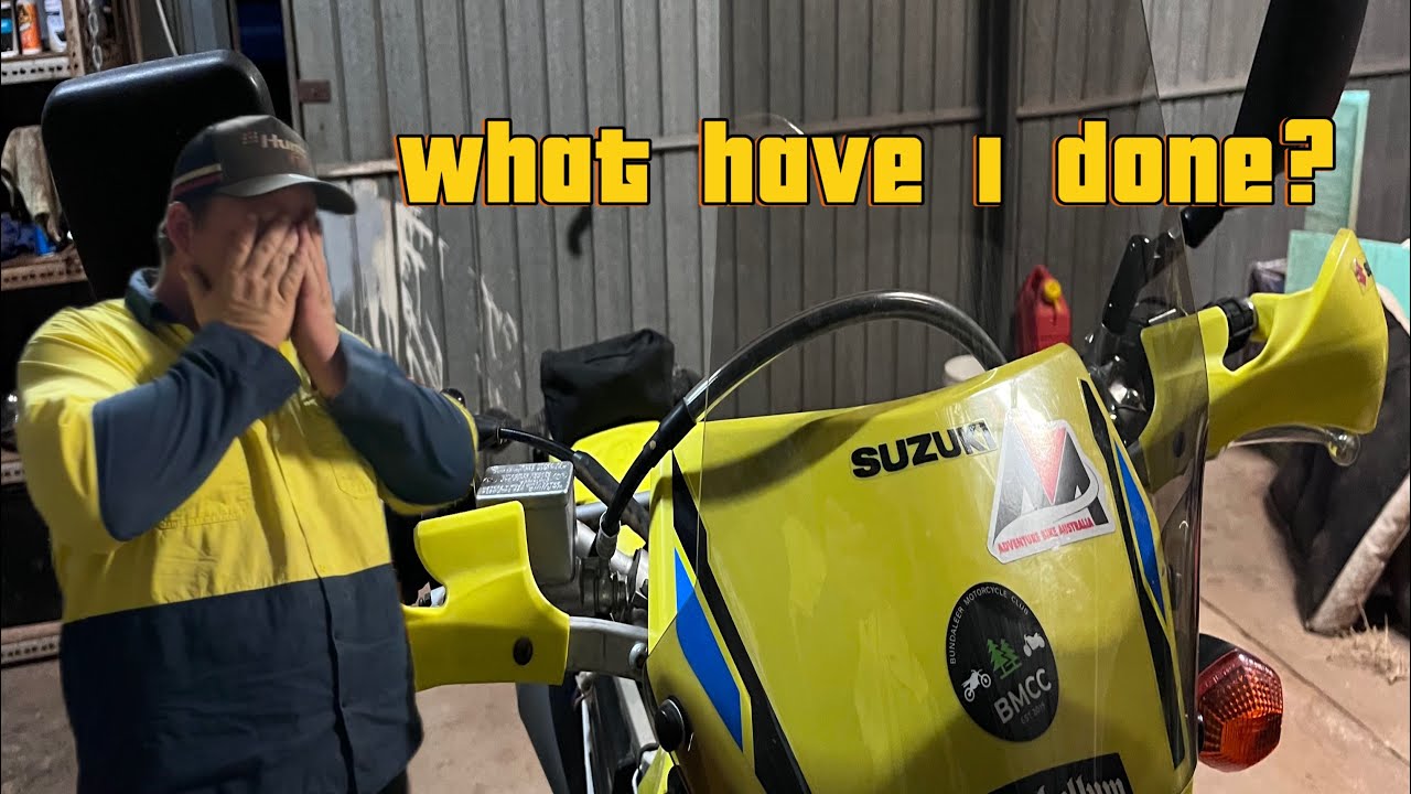 DRZ 400 windscreen install - DONT MAKE MY MISTAKE