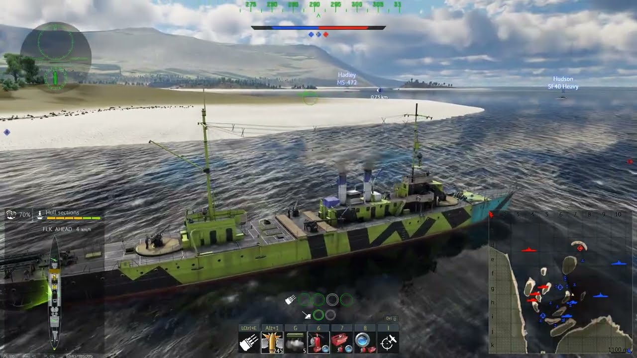 War Thunder; Aisne; Similar to the Marne, but with weaker secondary guns; Naval Realistic