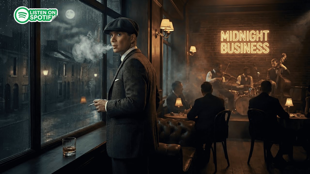 Midnight Business 🥃 Peaky Blinders Style Jazz | Dark Music for Focus & Work