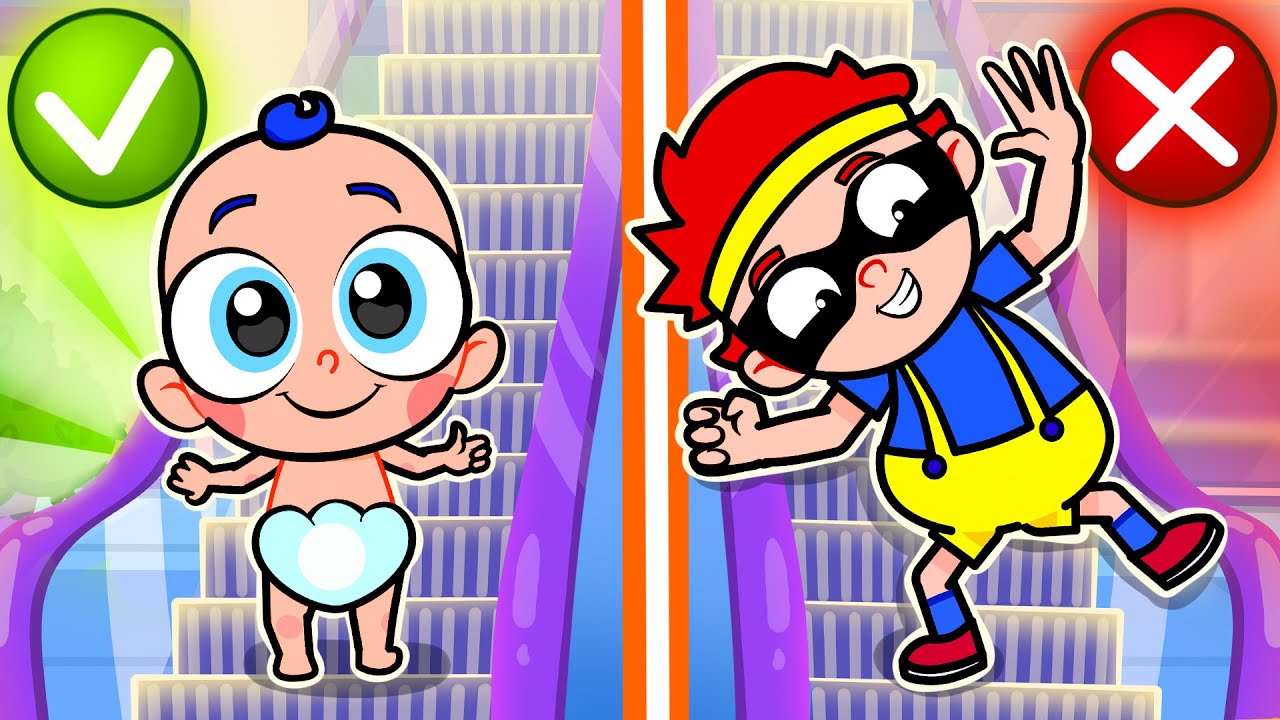 Take the Escalator Song | TippiToons Educational Kids Songs And Nursery Rhymes