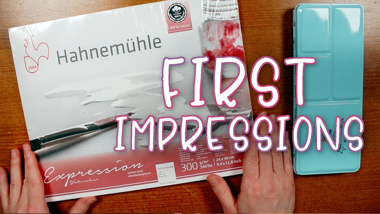 Hahnemühle Watercolor Paper – First Impressions & Paint With Me!
