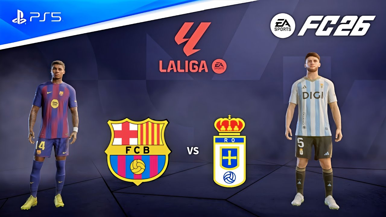 FC 26 - FC Barcelona vs Real Oviedo | LaLiga 25/26 Season Full Match Gameplay | PS5 [FHD60]