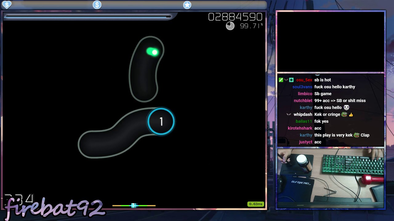 [Live] firebat92 | Nanahira - Chikatto Chika Chika [Sotarks' 1+2 IQ] +HDDT 99.53% {#4 783pp FC} osu!