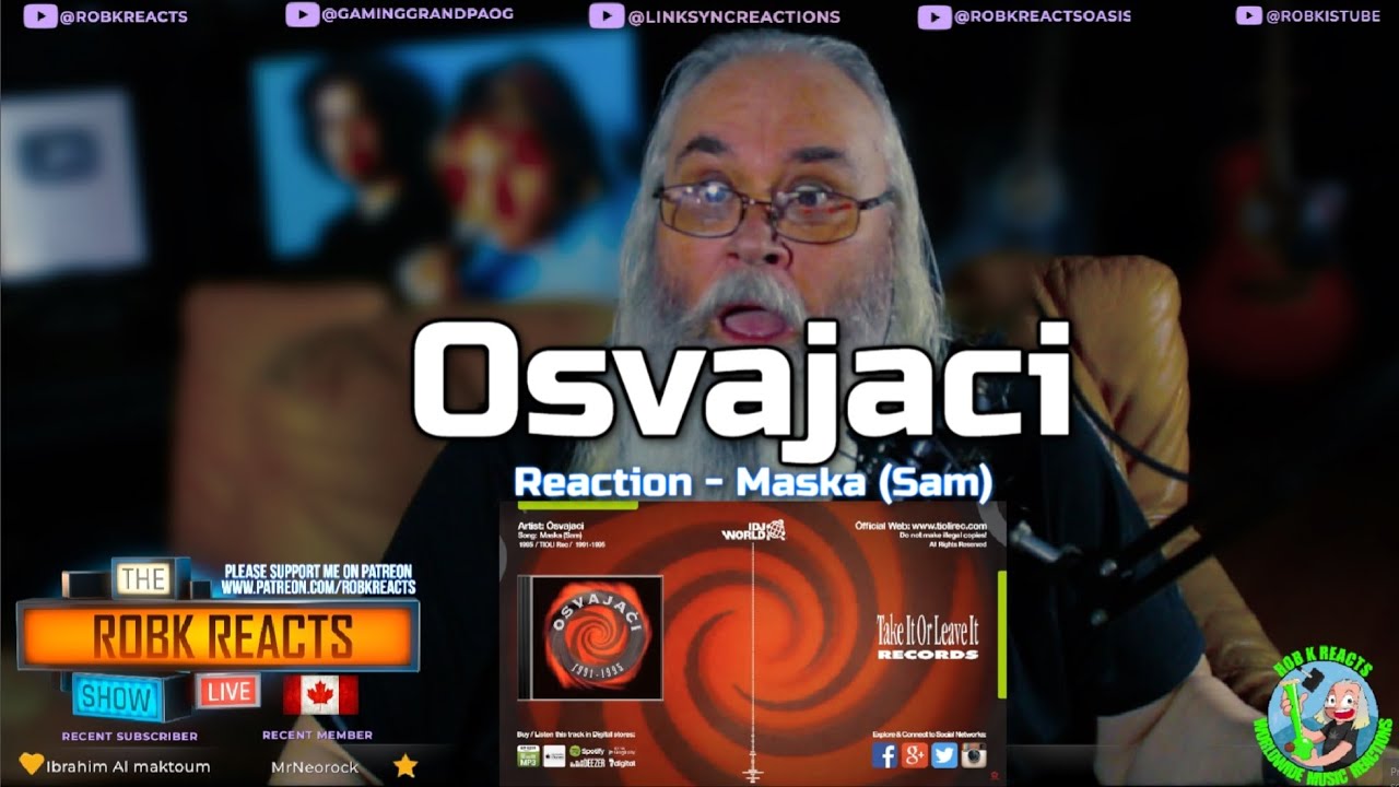 Osvajaci Reaction - Maska (Sam) - First Time Hearing - Requested