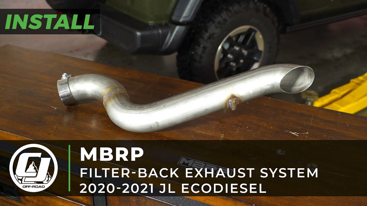 2020-2021 Jeep JL EcoDiesel Install | MBRP Filter-Back Exhaust System