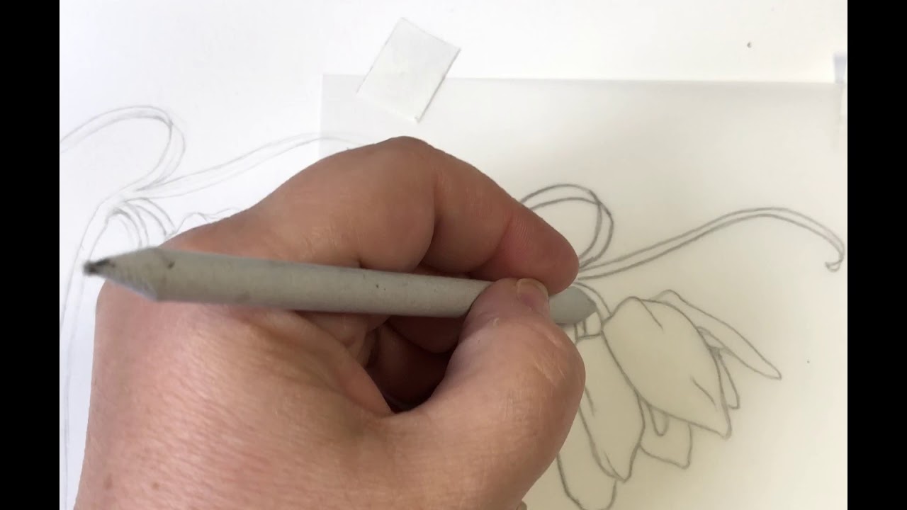 How to transfer a drawing. One of the things that nobody ever told you!