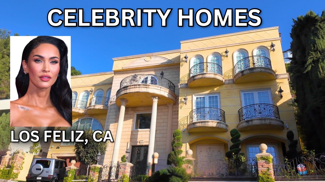 Celebrity Homes Driving Tour (PART 4) - Megan Fox, Bill Burr, Katy Perry - Los Feliz, CA Los Angeles