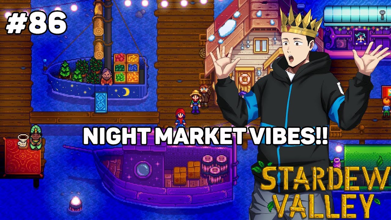 We FINALLY Build the Junimo Hut + Night Market Adventures! 🌙💰 | Stardew Valley Saturdays Ep. 86