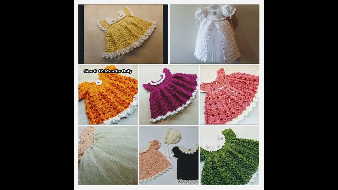 #CROCHET BABY DRESS CROCHET INFANT DRESS CROCHET TODDLER DRESS 8 CROCHET TUTORIAL COMPILATION #2