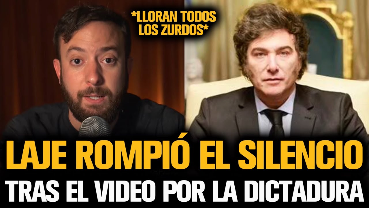 LAJE ROMPIÓ EL SILENCIO TRAS SU VIDEO EN CASA ROSADA POR LA DICTADURA EN ARGENTINA