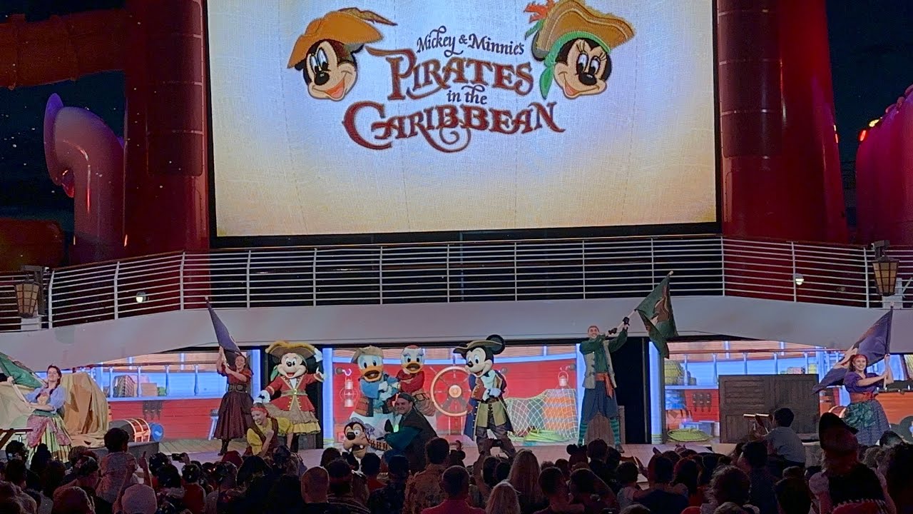 Mickey and Minnie's Pirates in the Caribbean Show on the Disney Wish