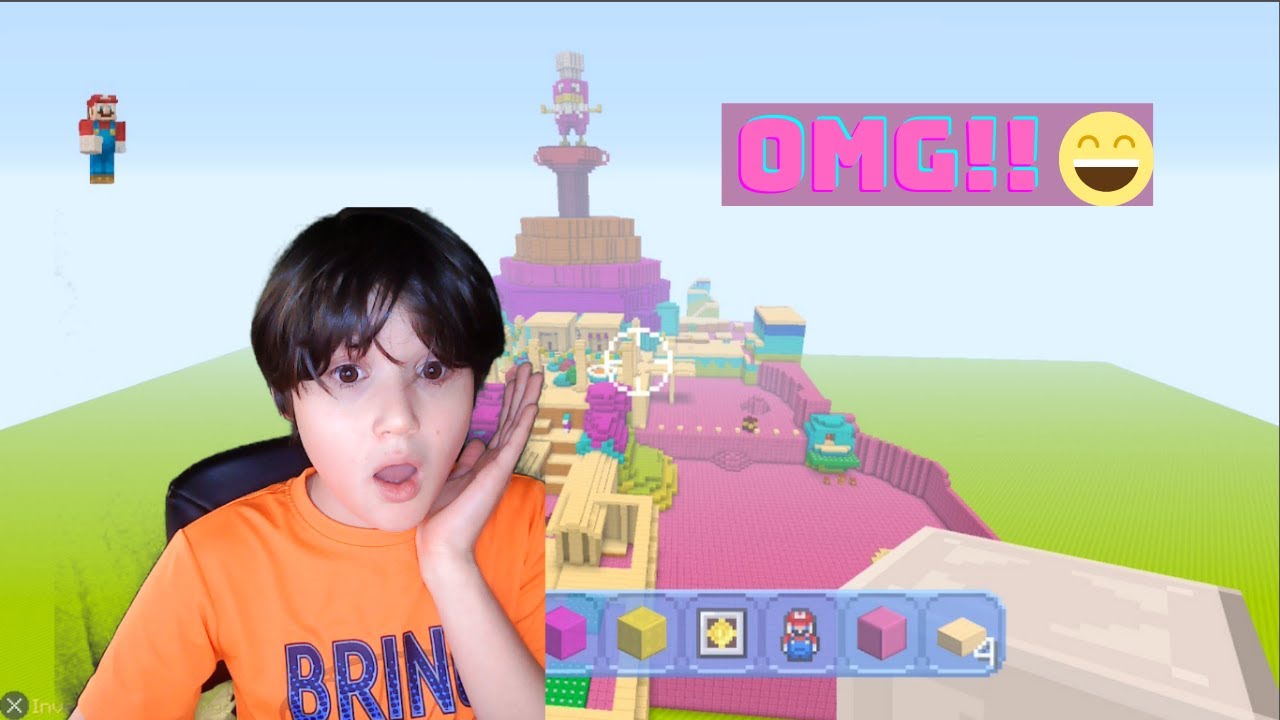 Minecraft Super Mario Odyssey BTS!!!