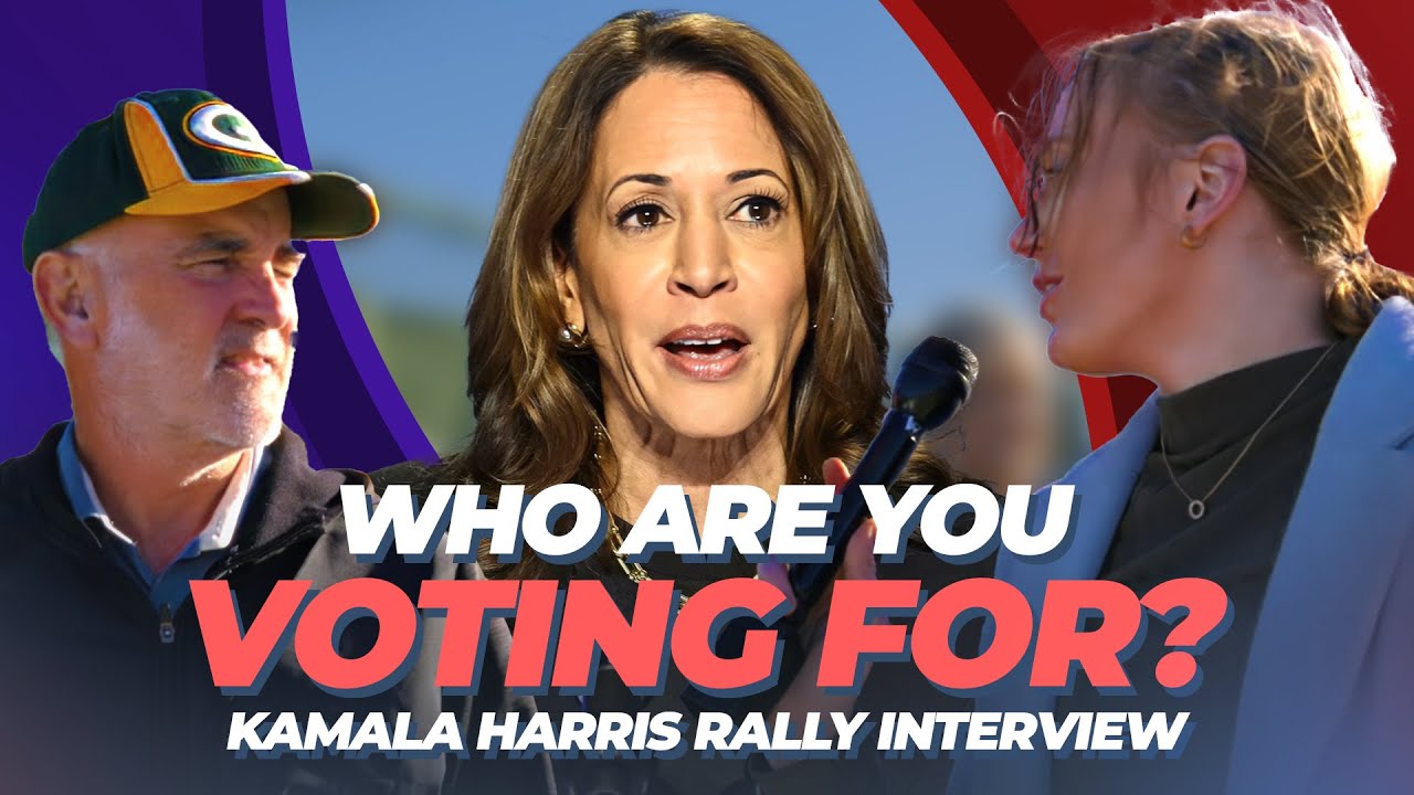 What Do VOTERS Really Think of KAMALA HARRIS? Street Interviews at Green Bay Rally! FULL INTERVIEW