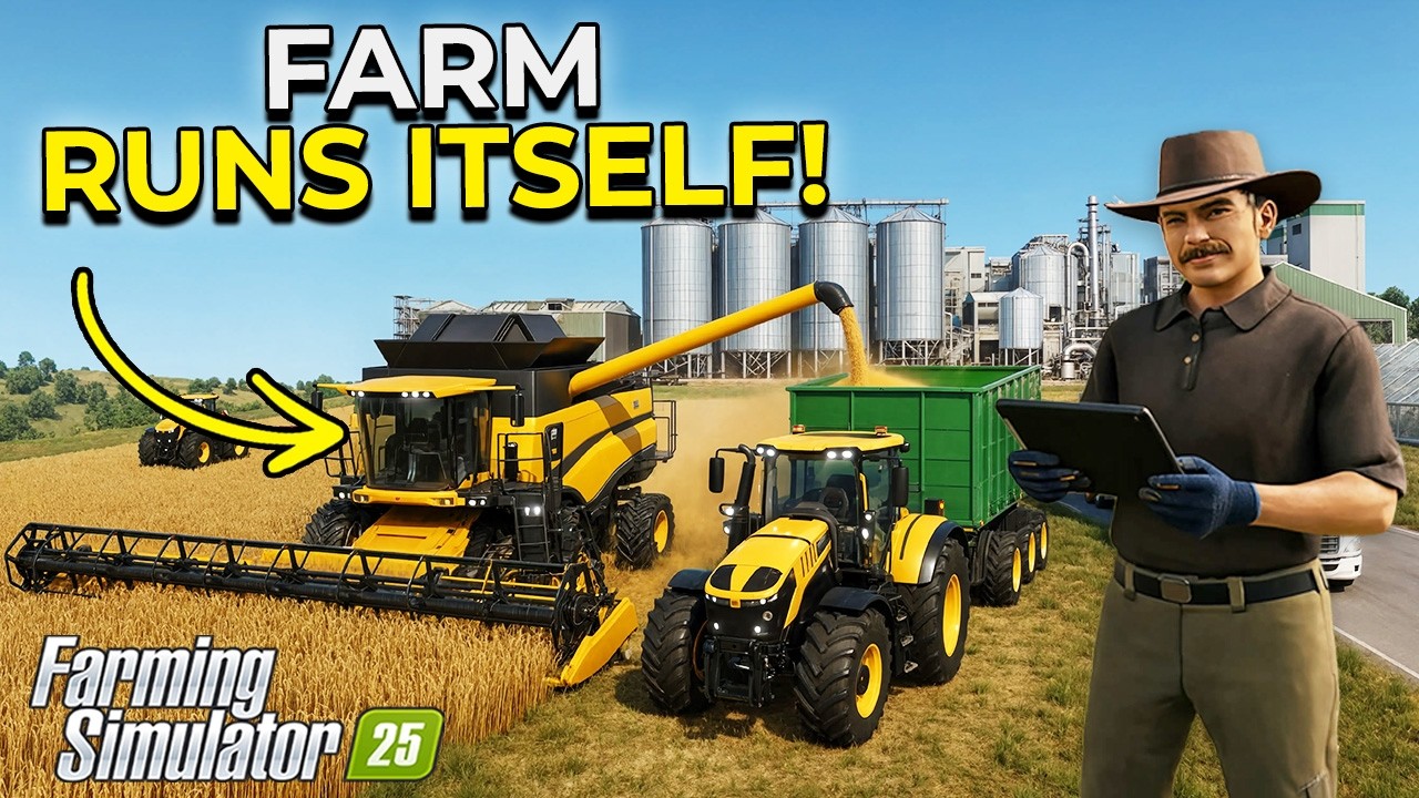 Я автоматизировал свою ферму с нуля! | Farming Simulator 25