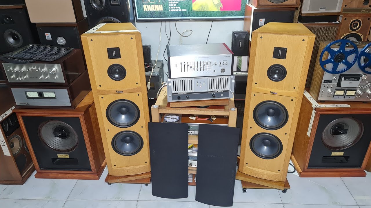 Siêu phẩm.Nghe hay,bày đẹp.Loa INFINITY Kappa 90.Cùng Power Crown PSA 2.bén ngọt.Lh:A Quý 0902313707