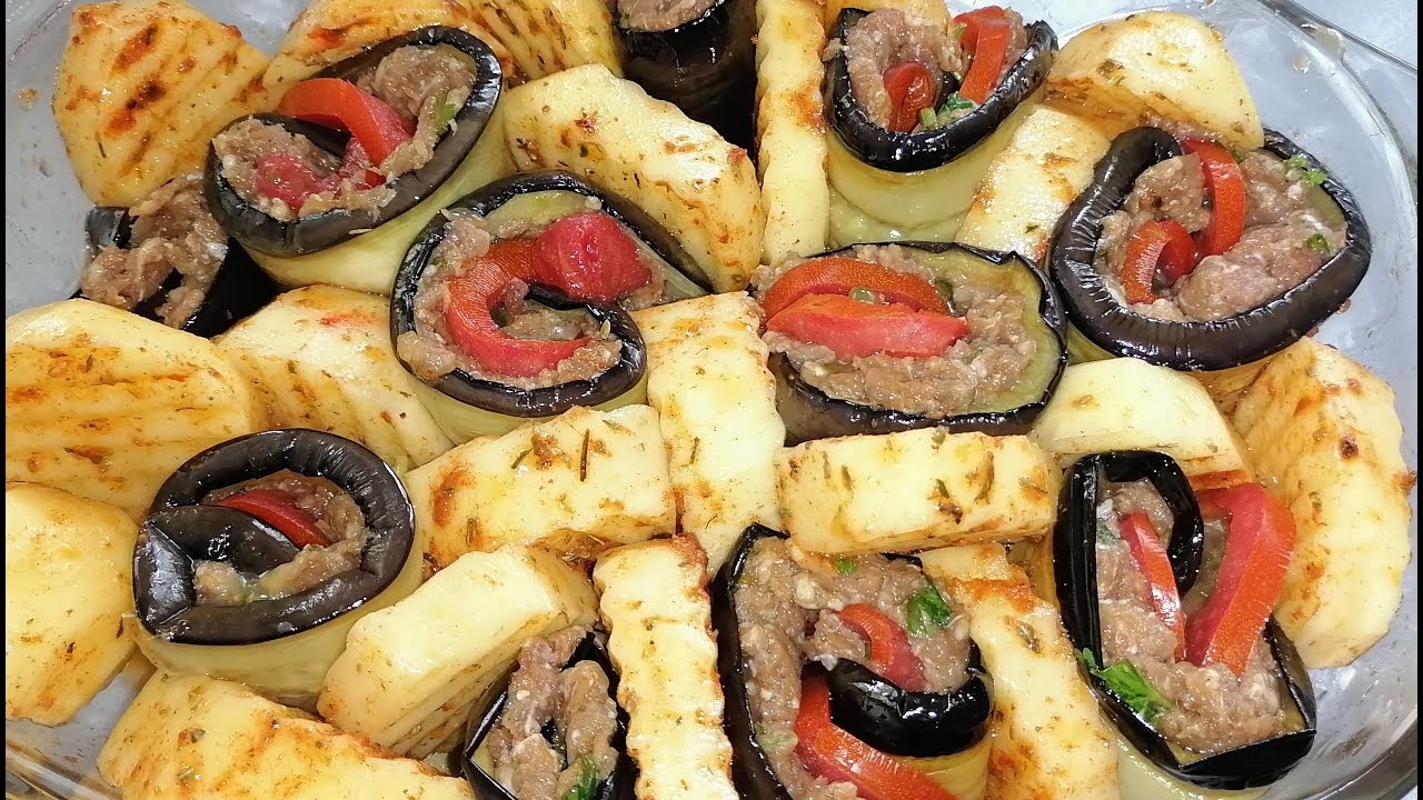 #Սմբուկով յուրահատուկ ուտեստ Անահիտից # meat with eggplant мясо с #баклажанами