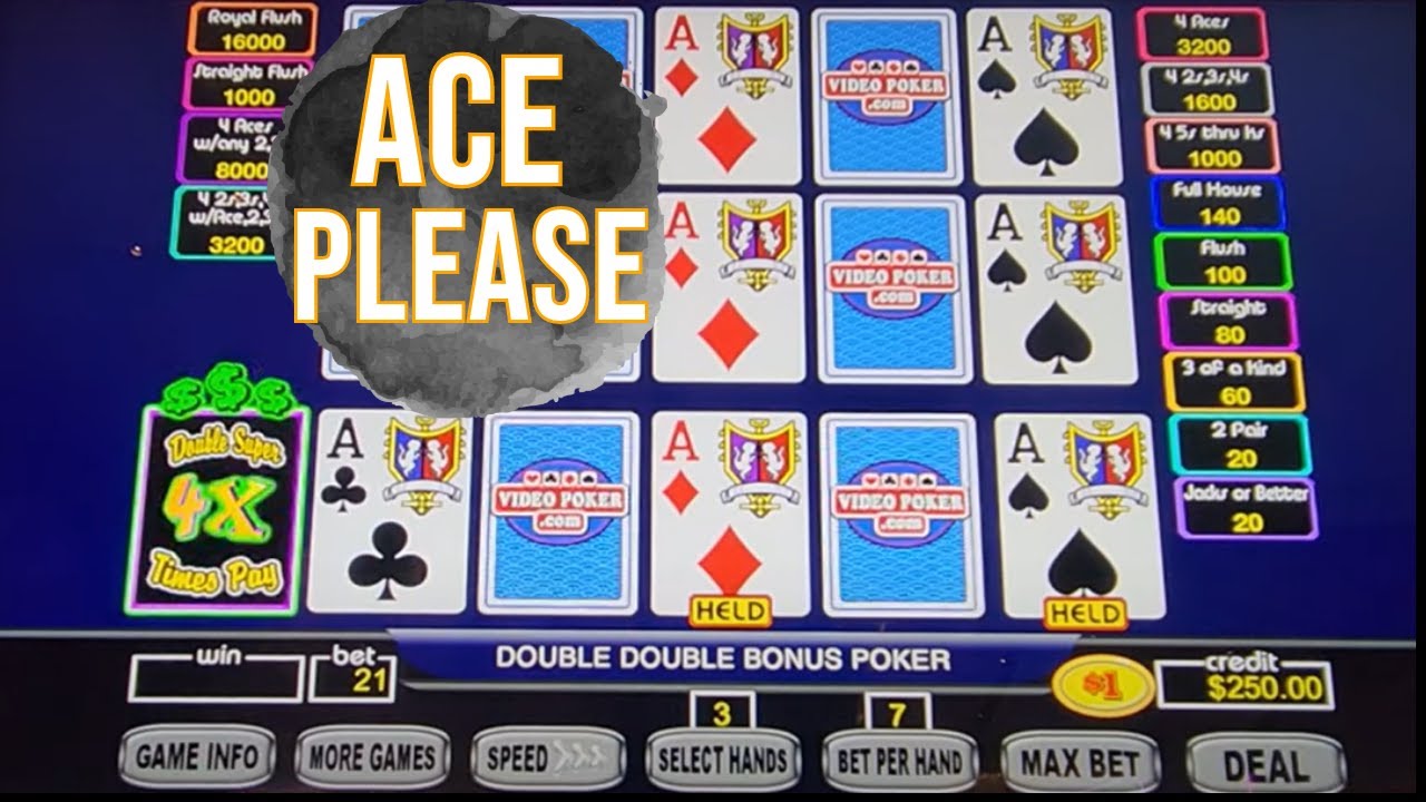 ACES & More QUADS for the Big WIN!#videopoker #casino #gambling #lasvegas #jackpot 