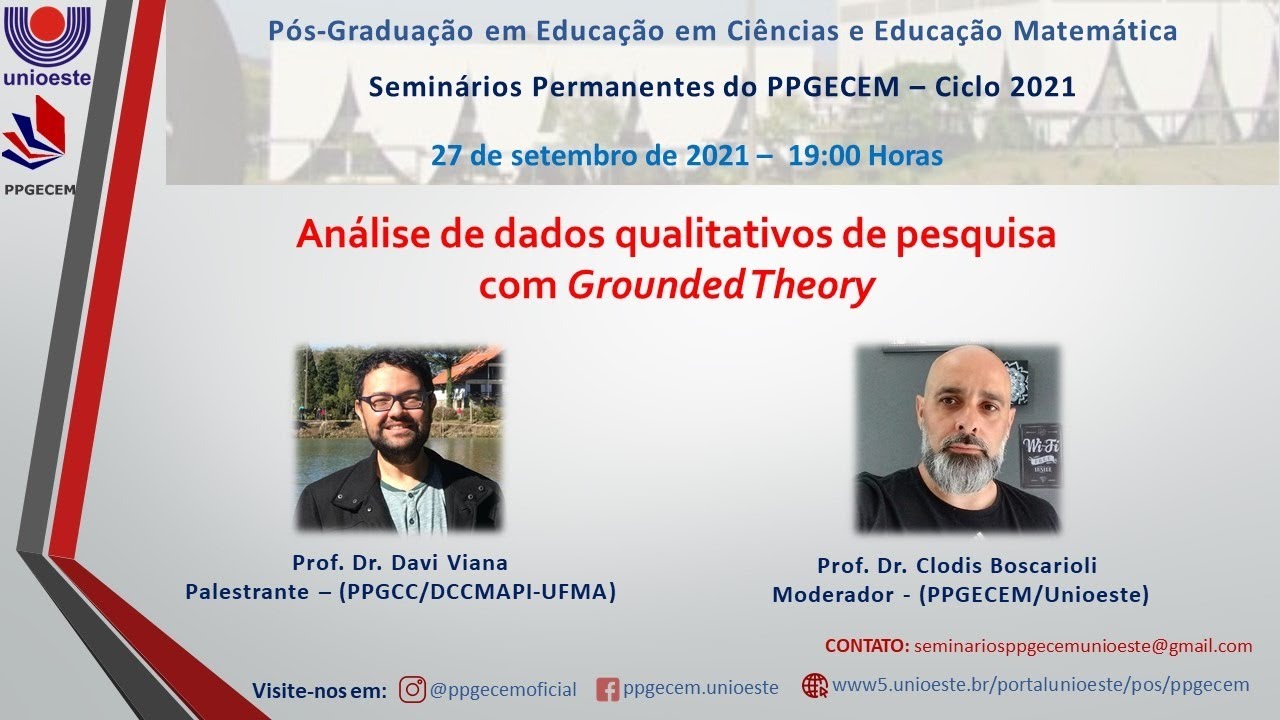 Análise de dados qualitativos de pesquisa com Grounded Theory