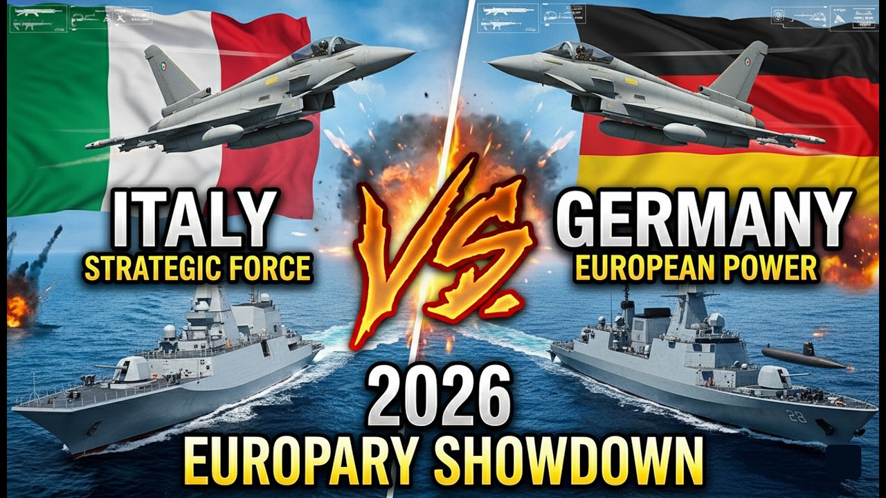 Germany vs Italy Military Power Comparison 2026 | Army, Air Force & Navy Analysis