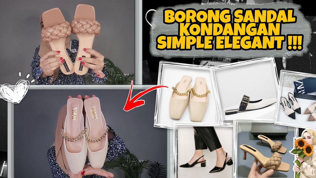 SHOPEE HAUL SANDAL DAN HEELS KONDANGAN SIMPLE ELEGANT !!! IMPORT QUALITY MURAH