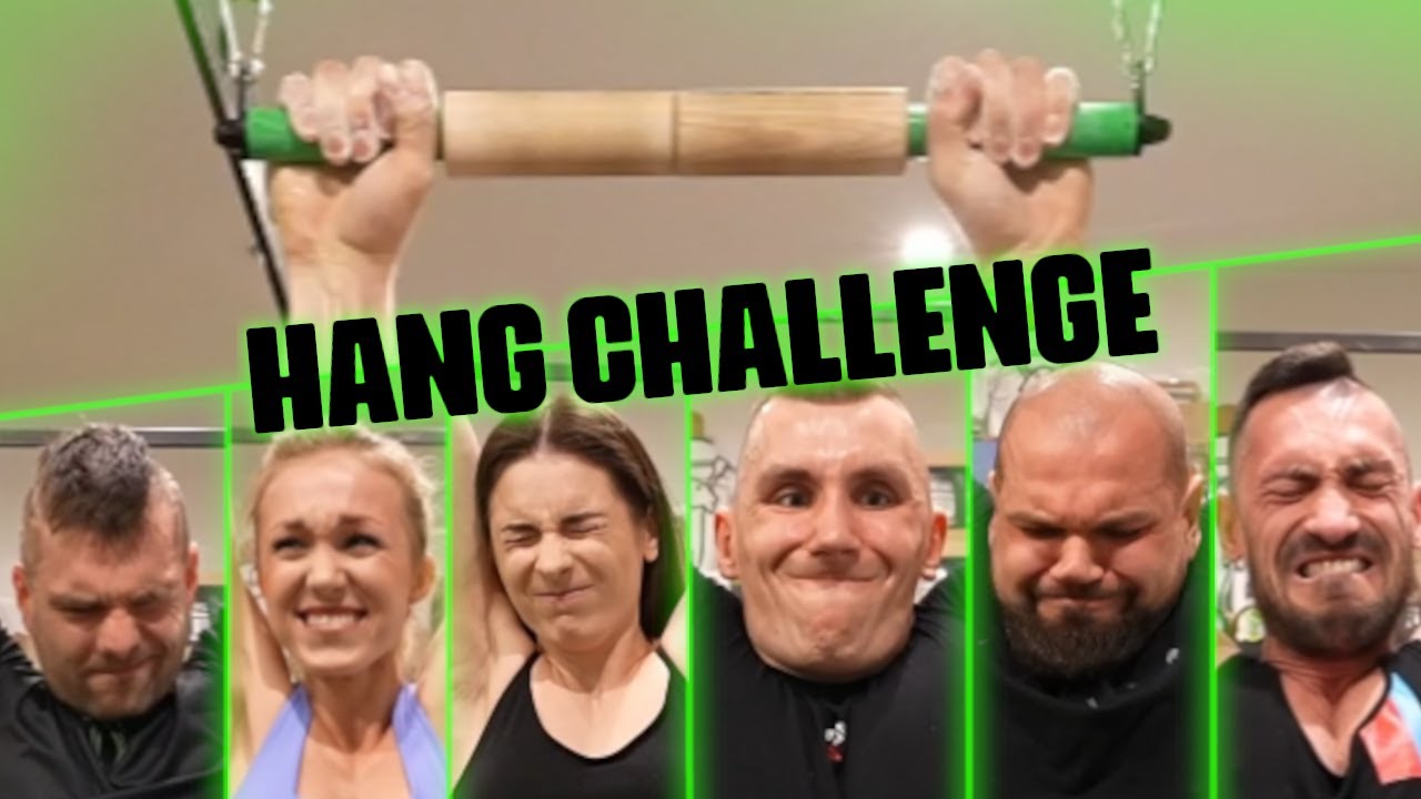 Wisimy na drążku z ekipą @DźwigajDziewczyno Hang Challenge