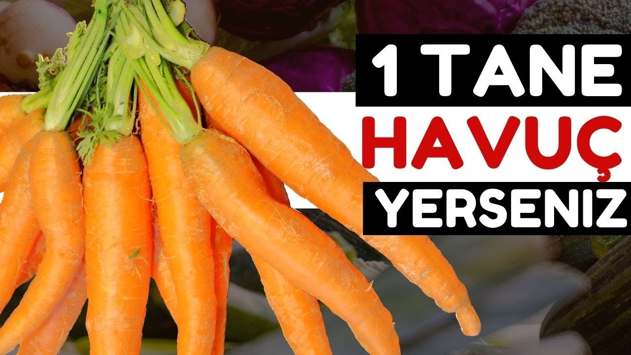 Her G&uuml;n 1 Adet Havu&ccedil; V&uuml;cudunuza Bunları Yapıyor | Havucun Faydaları Nelerdir?