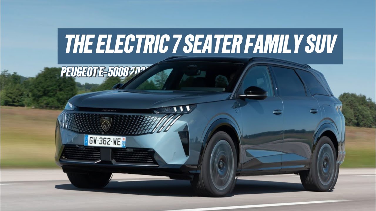 Peugeot E-5008 2026: Наконец-то появился электрический 7-местный семейный внедорожник.