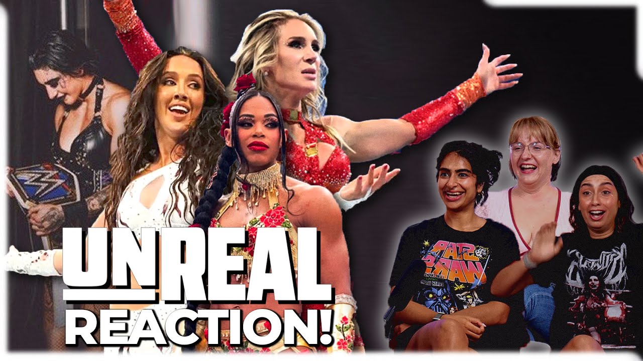Girls are just better than us | We react to WWE Unreal! #royalrumble #eliminationchamber