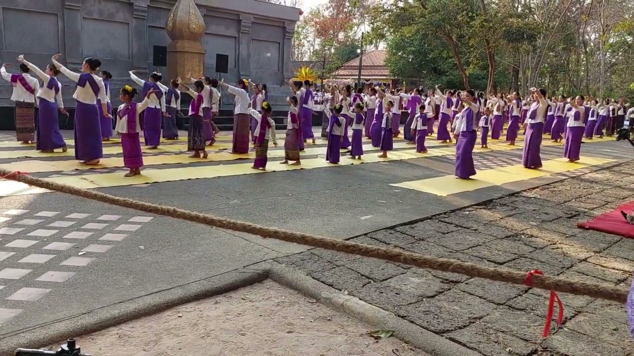 เปิดงานประจำปีวัดพระมงคลมิ่งเมืองอำนาจเจริญทุกอำเภอมารวมกันโดยพร้อมเพียงสมัคคี