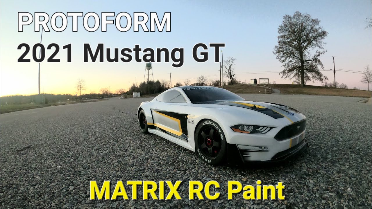 Protoform Arrma Felony 2021 Ford Mustang GT || Matrix RC Paint Scheme