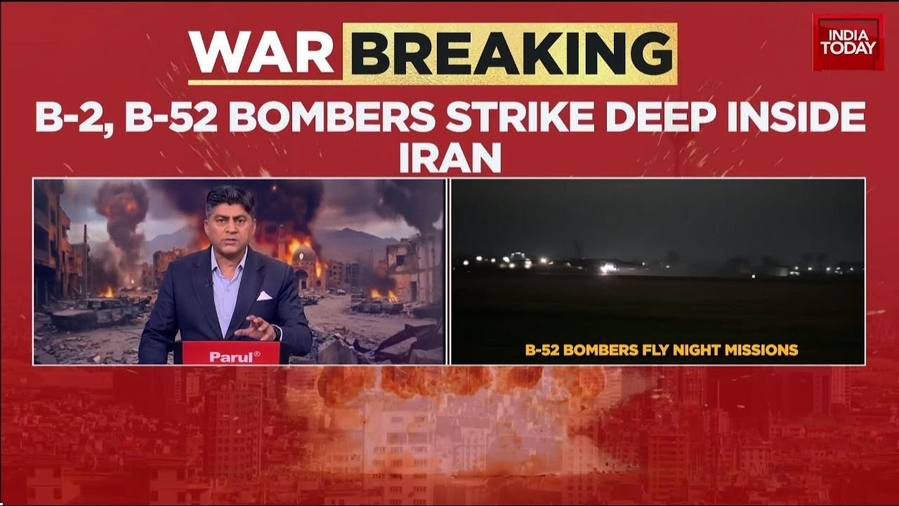 US Vs. Iran: US B-2, B-52 Bombers Strike Iraq; Israeli Forces Hit Western Iran | Attacks on Shiraz