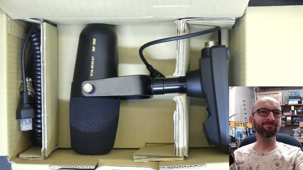 Mikrofon stołowy Yaesu M-90D - test z radiostacjami Yaesu FT-710 i FT-920