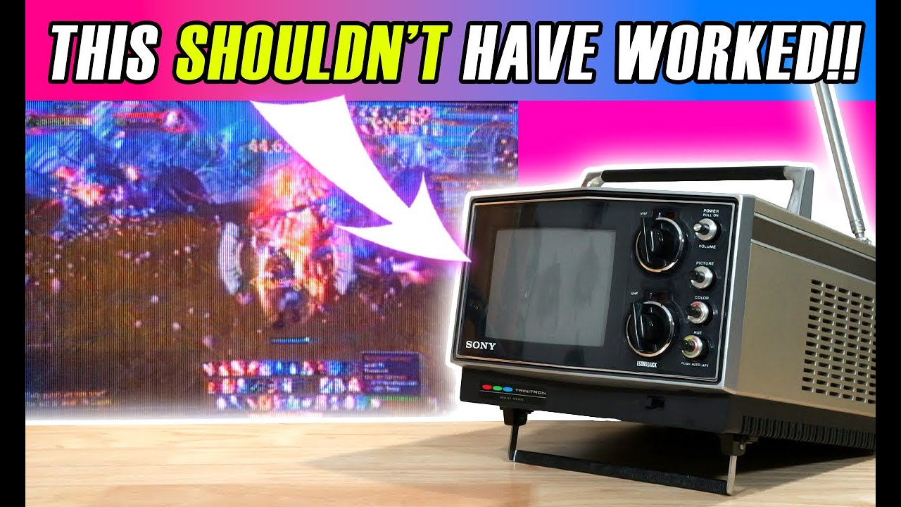 Я пытался играть в World of Warcraft на Sony Trinitron KV-5100