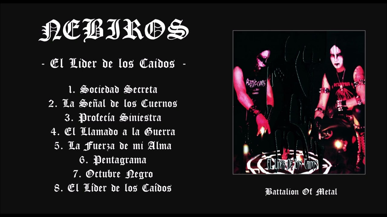 NEBIROS - El L&iacute;der de los Ca&iacute;dos (FULL ALBUM) Colombia