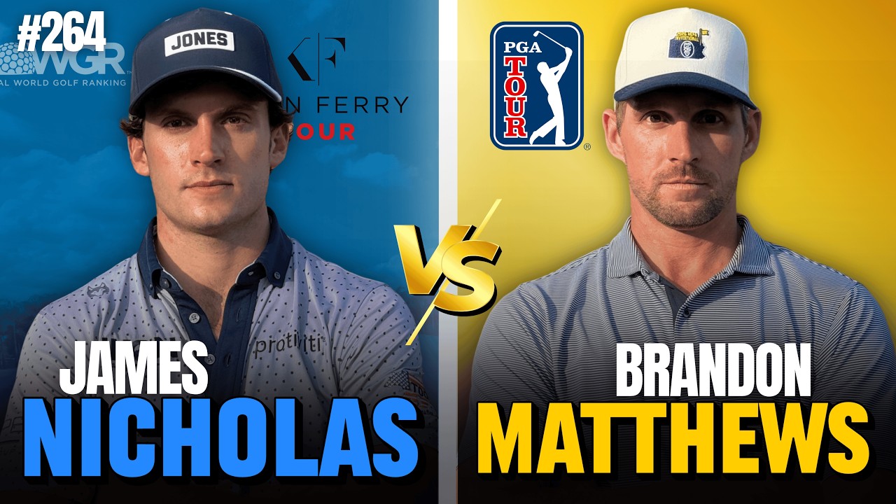 Can I Beat Brandon Matthews? | Korn Ferry vs Korn Ferry | Pro vs Pro | 1v1 Golf Match Stroke Play