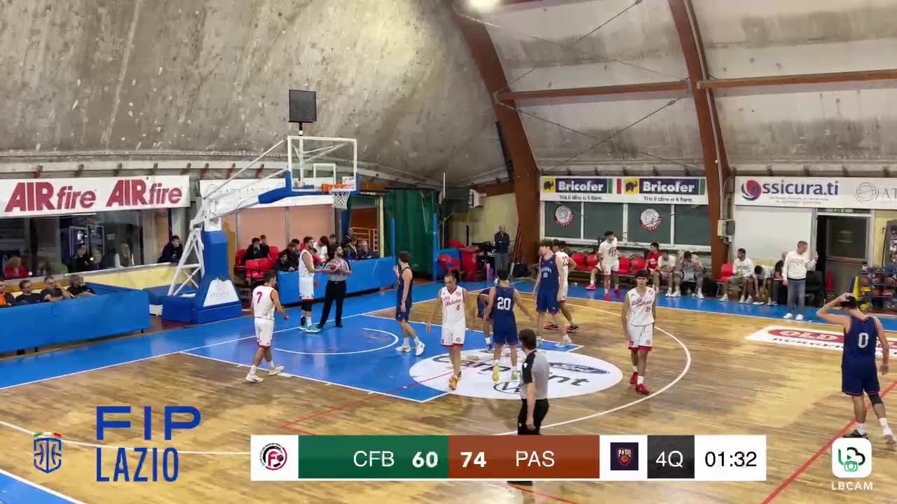 Diretta FIP Lazio - Serie C : CITTA’ FUTURA  vs PASS ROMA.