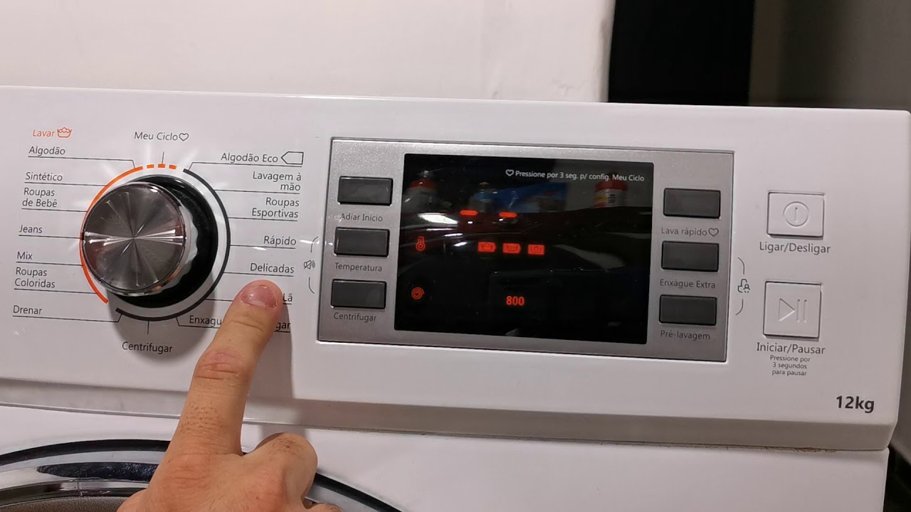 Lavadora Philco PLR12 - Ciclos e tempos