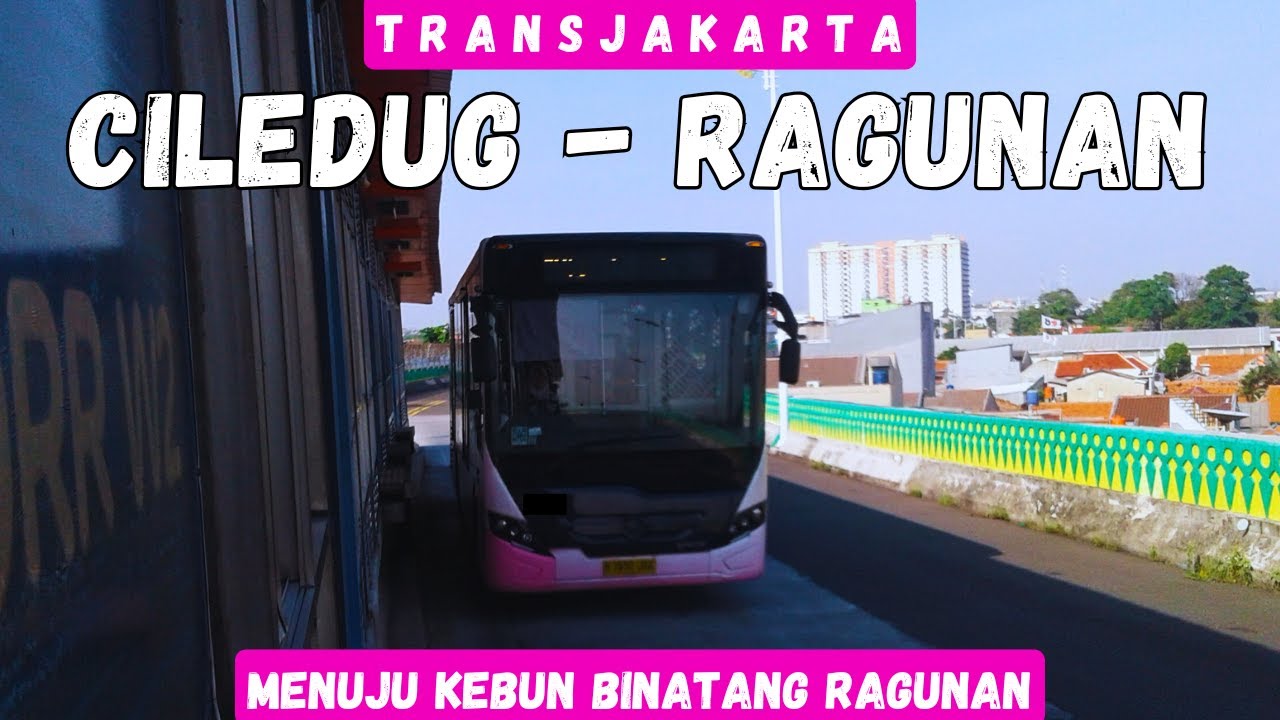 Trip BRT Transjakarta #5❗ CILEDUG ke RAGUNAN Naik Koridor 13D Terbaru Hanya 3rb