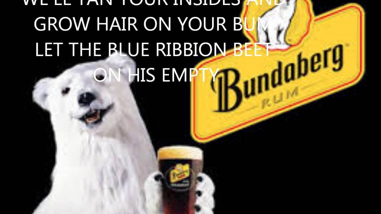 Bundaberg rum by Ian McNamara lyrics video