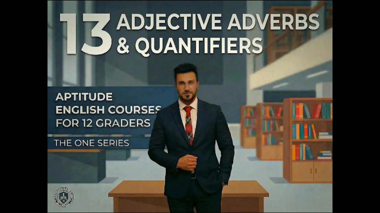 Adjectives, Adverbs & Quantifiers | القواعد المهمة في الإنجليزي