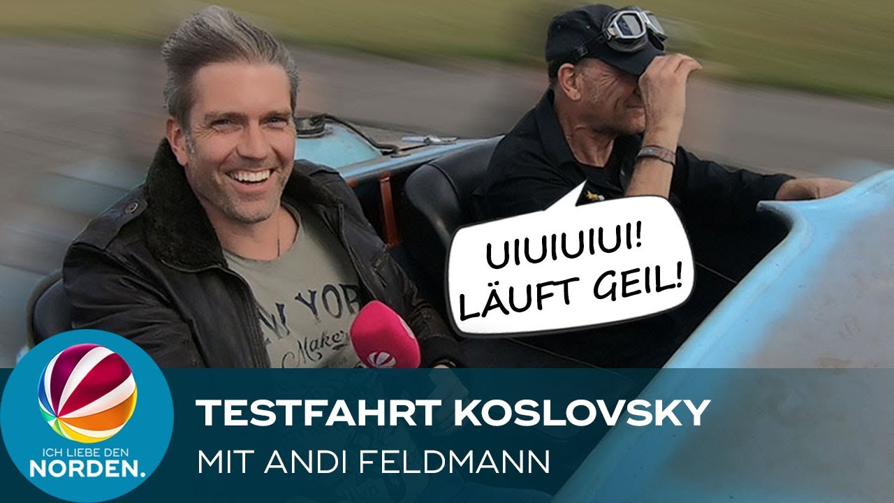 Koslovsky-Testfahrt mit Andi Feldmann