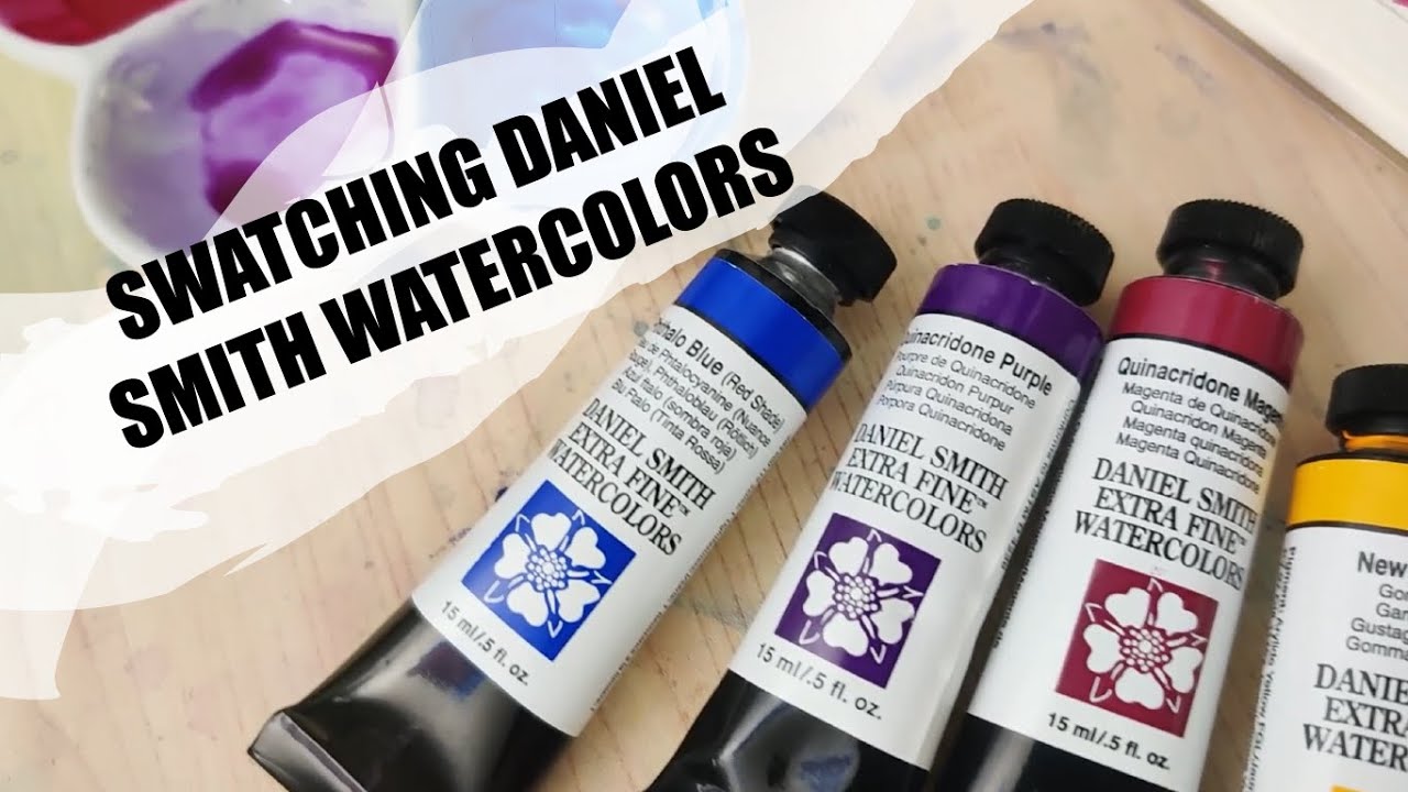 Swatching Daniel Smith Watercolor - My first impressions!